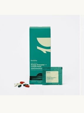 Bird&Be Female Fertility Power Prenatal Pack with CoQ10 Boost